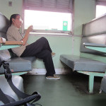 The third class seats on Thailand train