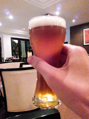 Cerveceria beer at Deco Restaurant