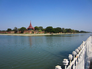 Mandlay Palace in Mandalay, Myanmar.